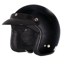 M2R 225 - BLACK  Road Motorcycle Helmet