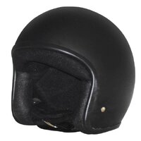 M2R 225 - FLAT BLACK NO PEAK  Road Motorcycle Helmet