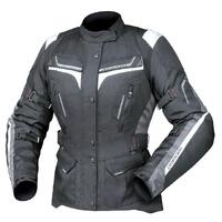 DRIRIDER APEX 5 Ladies Textile Jacket - Black/Grey/White