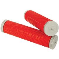 SCOTT SXII ATV GRIPS - RED/GREY