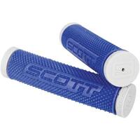 SCOTT SXII ATV GRIPS - BLUE/SILVER