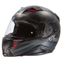 INDIAN FULL FACE MATTE SPORT HELMET - BLACK (SMALL)