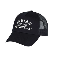 Indian Motorcycle Trucker Cap, Black