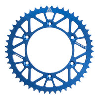 JT ALLOY RACELITE SPROCKET - 48T 520P - BLUE