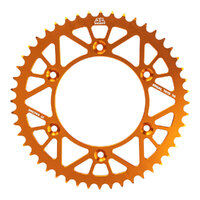 JT ALLOY RACELITE SPROCKET - 49T 520P - ORANGE