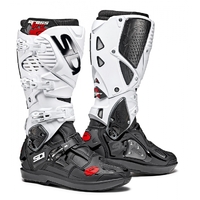 SIDI CROSSFIRE 3 SRS - BLACK WHITE , Off-Road Motorcycle Boot