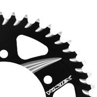 VORTEX ALLOY REAR SPROCKET 520-43T - (S) APRILIA - BLACK