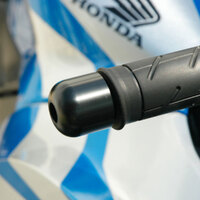 VORTEX - BAR ENDS SLIDER (PAIR): BLACK - (Fits Vortex Clip-ons)