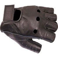 DRIRIDER MOTORCYCLE FINGERLESS GLOVE BLACK