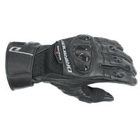 DRIRIDER AERO-MESH 2 LEATHER GLOVES - BLACK