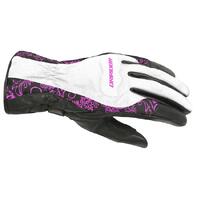 DRIRIDER VIVID 2 LADIES GLOVE - WHITE/PINK