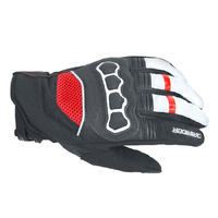 DRIRIDER MOTORCYCLE STREET GLOVE BLACK / WHITE