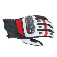 DRIRIDER MOTORCYCLE STRIKE GLV BLK RED WHT 