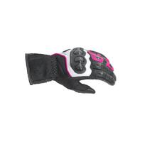 DRIRIDER AIR-RIDE 2 LADIES GLOVE BLK/WHI/PNK