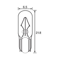 BULB - WEDGE TYPE 12V 3W - T6.5 - A6342 (min 10 buy)