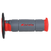 Z - ARIETE HAND GRIPS - TRINITY - MX - RED : 02614-GRRN