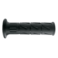 ARIETE HAND GRIPS - KAWA STYLE - ROAD - BLACK 125mm Open End : 01685/SSF