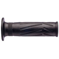 ARIETE HAND GRIPS - YAMAHA STYLE - BLACK 120mm Open End : 01694-SSF