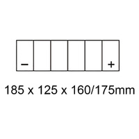 ROADSTAR, STD: 12N24-3 / T3 [24Ah] CTN2 (DG8.2 - UN2796)