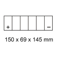 ROADSTAR, DCMF: DT14B-BS [12Ah] CTN6 (DG8.2 - UN2796)