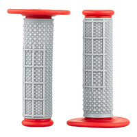 CPR HAND GRIPS MX DIAMOND HALF WAFFLE - RED