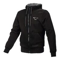 Macna Nuclone Motorcycle Zip Hoodie - Black