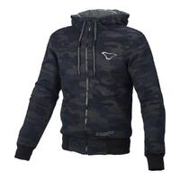 Macna Nuclone Motorcycle Zip Hoodie - Black/Grey/Camo