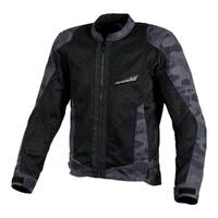 Macna Velocity Motorcycle Textile Jacket - Black/Camo