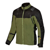 Merlin Navar Laminated D3O® Jacket Black/Dark Green Small