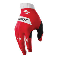 Shot Race Gloves Red/White 08/S