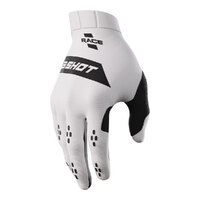 Shot Race Gloves White/Black 13/3xl