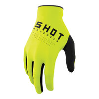 Shot Gloves Raw Neon Yellow 09