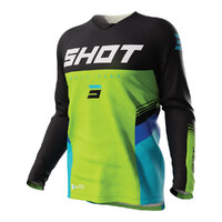 Shot Kids Raw Jersey Tracer Green 8/9