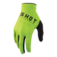 Shot Kids Raw Gloves Green 8/9