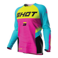 Shot Kids Raw Jersey Tracer Pink 10/11