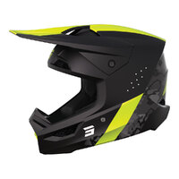 Shot Race Helmet Camo Matt Blk/Neon Yel Mips Xs