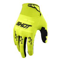 Shot Vision Gloves Neon Yellow 13/3xl