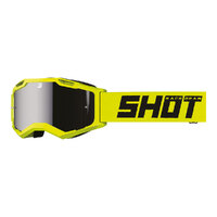 Shot Assault 2.0 Solid Goggles Solid Neon Yellow With Iridium Lens