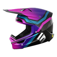 Shot Race Helmet Sky Purple Chrome M