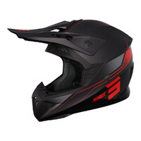 Shot Pulse Helmet Edge Matt Blk/Red Xs