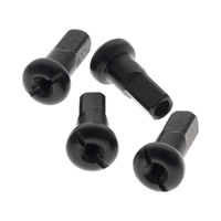 SPOKE NIPPLE ALLOY FRONT BLACK 9G STATES MX