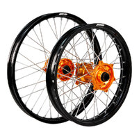 STATES MX WHEEL SET  21/19 - BLK/ORG/SIL - KTM SX/SX-F 2023