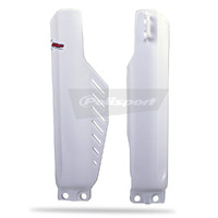 POLISPORT FORK PROTECTORS CRF150 WHITE [B7]