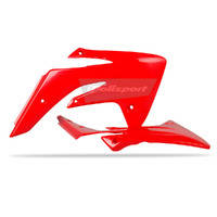 POLISPORT RADIATOR SHROUDS HONDA CRF150R - RED