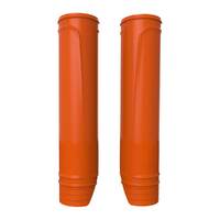 Z - POLISPORT UPPER FORK PROTECTORS UNIVERSAL - ORANGE [B12]