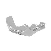 POLISPORT FORTRESS SKID PLATE/LINKAGE GUARD KTM/HUSQ - WHITE