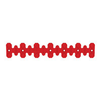 POLISPORT ARMADILLO 4T HEAD PIPE GUARD LONG 40CM - RED