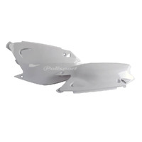 POLISPORT SIDE COVERS KAWASAKI KX - WHITE