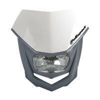 POLISPORT HEADLIGHT HALO - NARDO GREY/WHITE [B6]