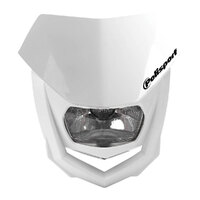 POLISPORT HEADLIGHT HALO - WHITE/WHITE [B6]